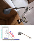 Soft Closing Cabinet Hinge With 105 Degree Pull Down Support, Smooth Soft Opening For Cabinets And Brackets, installed view
