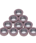 10 Piece Carbide Turning Insert Set For CNC Lathe Milling Machine Tools, durable compact cutter heads with internal holes.