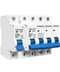 Tough As Nails Heavy Duty MCB Miniature Circuit Breaker C Curve 63 Amp 230 400 Volt Panel Switch with multiple switches visible.