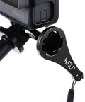 Go To Aluminum Thumbscrew Set With Wrench For GoPro Hero And AKASO Campark Action Cameras, 3 Pack Black With O Rings to Prevent Over Tightening