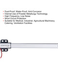 Beefy Mini Electric Linear Actuator 12V DC With Built In Limit Switch High Speed Low Noise Waterproof Outdoor Ready 6 Inch Stroke