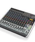 Premium Ultra Low Noise Twenty Two Input Two Bus Mixer With Boutique Xenyx Mic Preamps Eight Compressors Klark Teknik FX