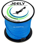 Ultra Thin UHMWPE Speargun Reel Line For Spearfishing Blue, 410Lb Break Strength, 50m Length spool, close up view