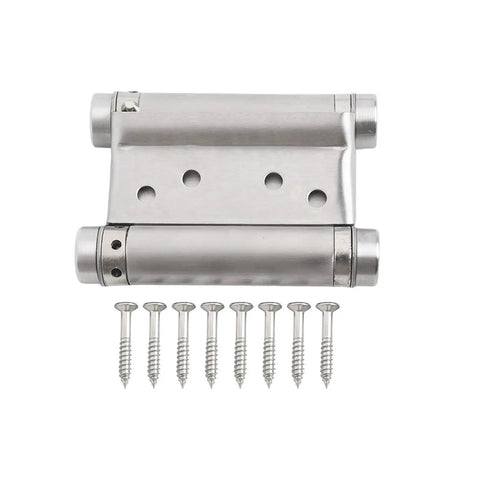 Rotating Concealed Cabinet Hinges 10 Piece Set With Screws Solid Drawer Butt Hinge stainless steel with screws visible