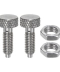 Tough As Nails Stainless Steel Spring Plunger 2 Pack M5x0.8 Thread and nuts for garage shop and industrial use.