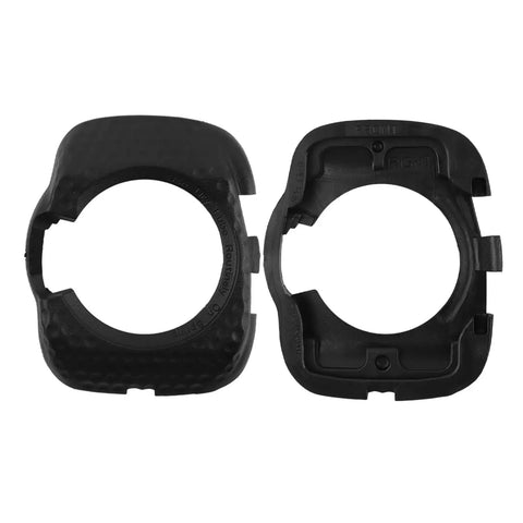 Pair Of Quick Release Anti Slip Pedal Cleats Cover For Wahoo SpeedPlay Zero Pedals Durable Plastic Guard To Shield Cleats And Indoor Floors Easy To Install Road Bike Compatible, two pieces displayed