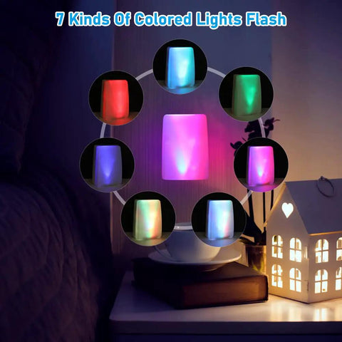 7 Color LED Lights Flash And Music Doorbell For Home With Wireless Sound Alerts Perfect For Deaf Or Hard Of Hearing