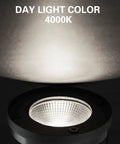 Warm White 12W Ground Light For Outdoor Landscape Low Voltage In Ground Well Light 12V-24V AC/DC Waterproof Lighting shining on surface