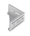 Heavy Duty Aluminum Alloy L Shaped Corner Brackets Set Built To Last For Reinforcing Right Angles In Furniture Rugged 5 Piece DIY Hardware