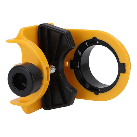 Cool Door Lock Hole Saw Set With Abs And High Speed Steel Jig For Wood And Metal Frames Easy Install Kit 1 3 8 To 1 3 4 In Double Cutter Tool, yellow ABS jig