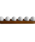 Wood Golf Ball Display Case For Six Balls With Wall Mount Or Tabletop Stand Perfect Home Office Golf Memorabilia Decor And Gift For Collectors