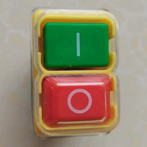 4 Pin Waterproof Electromagnetic Pushbutton Switch, On Off, With Power Off And Under Voltage Protection, 120V, 1/2HP, 16A/12A, CE ROHS, Durable Panel-Mount Micro Switch For Harsh Environments. green and red pushbuttons with waterproof cover