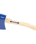 Hand Camp Axe With Hickory Handle And Sheath, USA Made, Lightweight Yet Durable, Rust Resistant Head displayed on white backdrop.