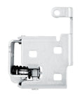 Rock Solid Rugged Bolt On Lower Front Left Door Hinge For 2007-2014 Chevy Silverado side view showing metal construction.