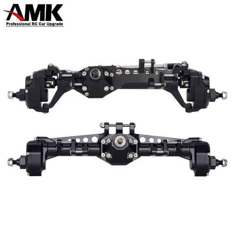 F10 Portal Axles For 1/10 RC Crawler Upgrades with CNC Machined High Strength Steel Gears, Aluminum Housings, Stainless Driveshafts