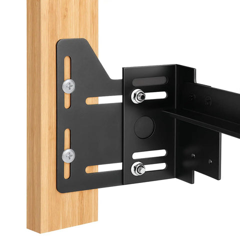 Four Pack Heavy Duty Bed Frame Brackets Adapter Kit For Headboard And Footboard Universal Adjustable Width For Queen Size Beds Easy Install