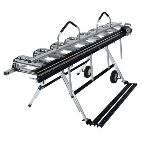 Maximum XL Industrial Brake With Max Snap Stand, Wheel Kit And Cut Off, Lightweight And Totally Portable Sheet Metal Bender with pivot hinge