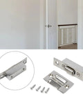 Stainless Steel Cabinet Roller Catch With Spring Ball Latch For Wooden Closet And Cupboard Doors Includes Screws
