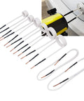 Heavy Duty 8 Piece Induction Heater Coil Kit With 2.5 Mm Brass Core For Fast Rusty Bolt Removal And Stuck Nut Extraction, showing coils and heating device.