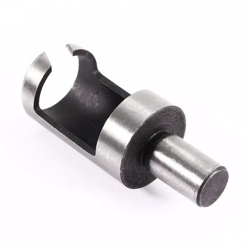 Built Tough Heavy Duty Eight Piece Wood Plug Cutter Set Forged From Premium Carbon Steel To Knock Out Screw Holes And Restore Furniture Fast Features Tapered Half Inch Round Shank Cutting tool for precision woodworking.