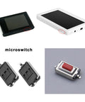 100 Pieces Micro Switch Tactile Push Button Switch Tact Switch 6x3x2.5mm SMD Surface Mount Momentary For Car Boat Light Treadmill TV Instrument Electrical Equipment Durable ABS Easy Install, red ABS micro switch
