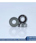 Top Grade Mr105 3NC Hybrid Ceramic Bearings For Industrial Motors And Spindles Featuring Abrasive Resistant Si3N4 Balls with ABEC 1 precision.