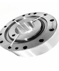 Smooth Operator Heavy Duty Backstop Motor And Gearbox Assembly For Industrial Textile Equipment with a silver metallic finish, showing mounting holes.