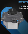 Direct Fit Electric Coolant Water Pump For Toyota Camry And Lexus with 6 blades connector detail view.