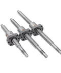 Professional Grade Rock Solid C7 Twenty Millimeter Ballscrew Kit With Lead Nut Bkbf15 End Blocks Dsg20h Shaft Collars And Heavy Duty Flex Couplers Set with three rods