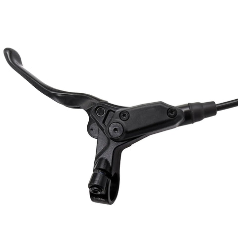 Mountain Bike Hydraulic Brakes 2 Pistons Left Front 1000mm Right Rear 2000mm Cable Lengths PM Adapter Aluminum Alloy Black Finish