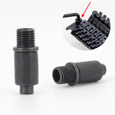 Top Pick Double Tremolo Arm Coupling Kit With Locking Socket For Electric Guitar Upgrades Durable Metal Alloy Black Push In Design, black metal adapter