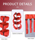 Roll Bar Fire Extinguisher Holder For Jeeps Adjustable American Flag Decorated Mount features Oxford fabric and velcro straps.