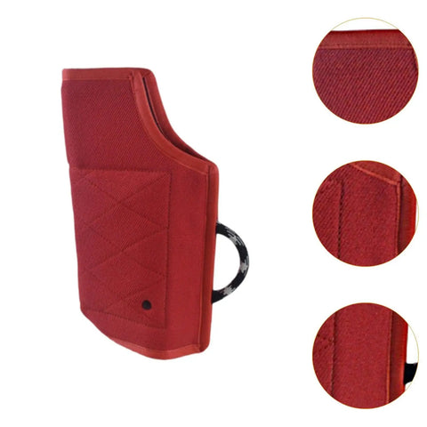 Durable Dog Training Bite Sleeve With Sturdy Handle Arm Guard For Safe Puppy And Small To Medium Dog Play, Thick Cotton Construction, Red