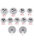 Pro Grade Beast Mode High Speed Steel Tap And Die Set With Wrench 30 Piece Thread Repair Kit For Hand Tapping Built Heavy Duty For Internal And External Threads Today, HSS dies M1.0-M2.5