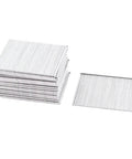 Solid 2400 Piece 18 Gauge 2 Inch Chisel Point Galvanized Brad Nails For Furniture Buildout And Cabinet Fixtures Top Shelf Bulk Pack on display.