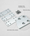 Beef Up Your Bed Frame With Heavy Duty Connector Plates And Steel Repair Brackets To Reinforce Metal Joints 3 Inch L Shaped Corner Supports