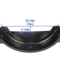 Trailer Fenders With Built In Skirt And Steps 2 Pack Fits Single Axle Trailers With 13 Inch Wheels Plastic Black Fenders