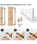 Brushed Gold Cabinet Handles 10 Pack, 7-1/2 Inch Hole Centers, Built To Last Solid Zinc Alloy Drawer Pulls for Kitchen, screw adjustment guide
