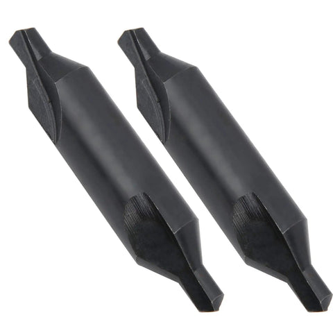 This pair of high-speed steel centering drill bits are totally rad for your milling job, featuring durable tips for precision drilling.