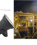 Tough As Nails Rechargeable Led Floodlight With Ip66 Waterproof Rating and tempered glass, ideal for jobsite illumination.
