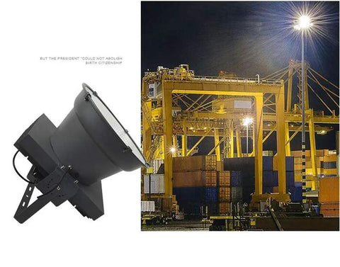 Tough As Nails Rechargeable Led Floodlight With Ip66 Waterproof Rating and tempered glass, ideal for jobsite illumination.
