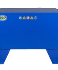 Badass Industrial Parts Washer With Triple Stage Filtration System Keeps Your Degreaser Crisp And Clean 16 Gauge Steel in blue finish.