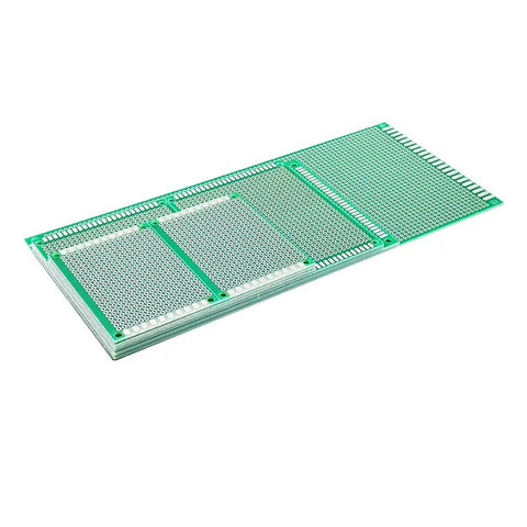 11 Piece Large PCB Board Kit In 4 Sizes 10X22 Cm, 15X9 Cm, 9X7 Cm And 7X5 Cm Blank Prototype Boards Tin Plated