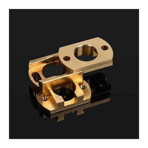 Top 18mm Brass Oldham Coupling Fits Ender 3 V2 CR10 And CR10S Pro Z Axis T8 Screw Upgrade For Hot Bed 3D Printer Build Parts, brass coupling