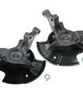 Heavy Duty Front Wheel Hub And Bearing Kit With Knuckle Assembly For Ford Edge 2007 To 2010 left and right side view with black housing.