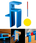 Pro Grade Woodworking Jigs Set Scribing Fillers Toe Kick Markers Ceiling Scribe Tools For Seamless Cabinet Installations Gap Free Finish Quick Draw Easy Setup No Sweat Four Pack in blue with tools for cabinetry fitting.