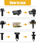 Usage guide for Complete Car Body Fasteners Kit With Screws Bolts Push Rivets And Clips For Under Cover Splash Shield Replacement