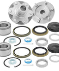 Front Wheel Hub Bearing Repair Kit Assembly For 4WD SUVs And Trucks Fits 1996 To 2000 4Runner 1995 To 2003 Tacoma 2000 To 2002 Tundra Non ABS Includes Bearings Seals And Spacers