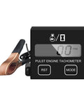 Inductive Digital Tachometer for Engines With Sleep Mode RPM Gauge Waterproof Battery Powered Readout with clip