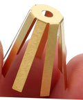 Straight Up Solid Universal Brass Golf Shaft Shim Set Five Piece Kit showing a single brass shim adapter for precise club fitting.